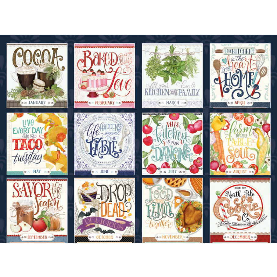 Love To Cook 2026 | Wall Calendar