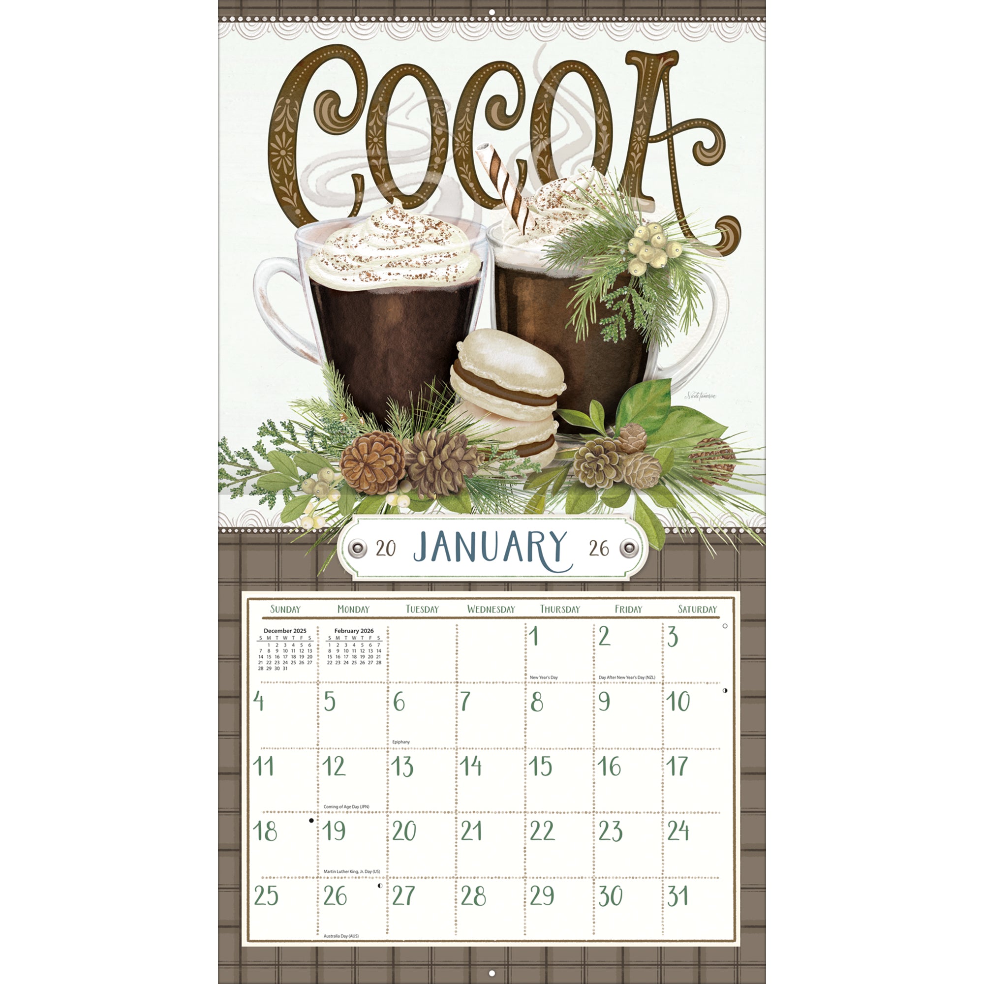 Love To Cook 2026 | Wall Calendar