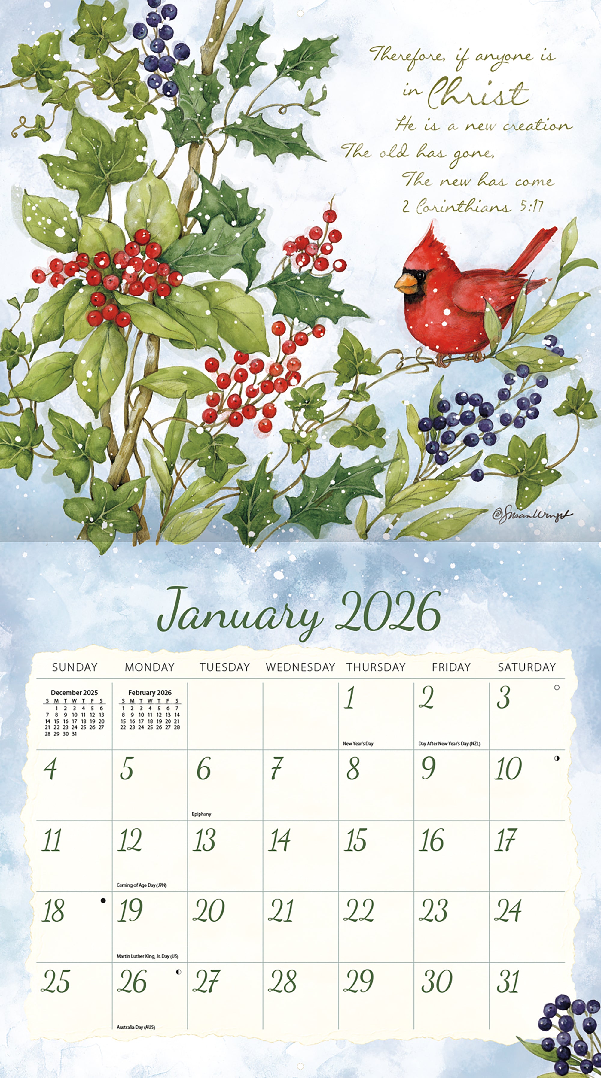 Nature's Grace 2026 | Wall Calendar