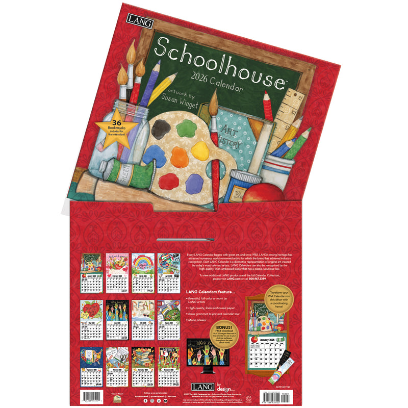 Schoolhouse 2026 | Wall Calendar