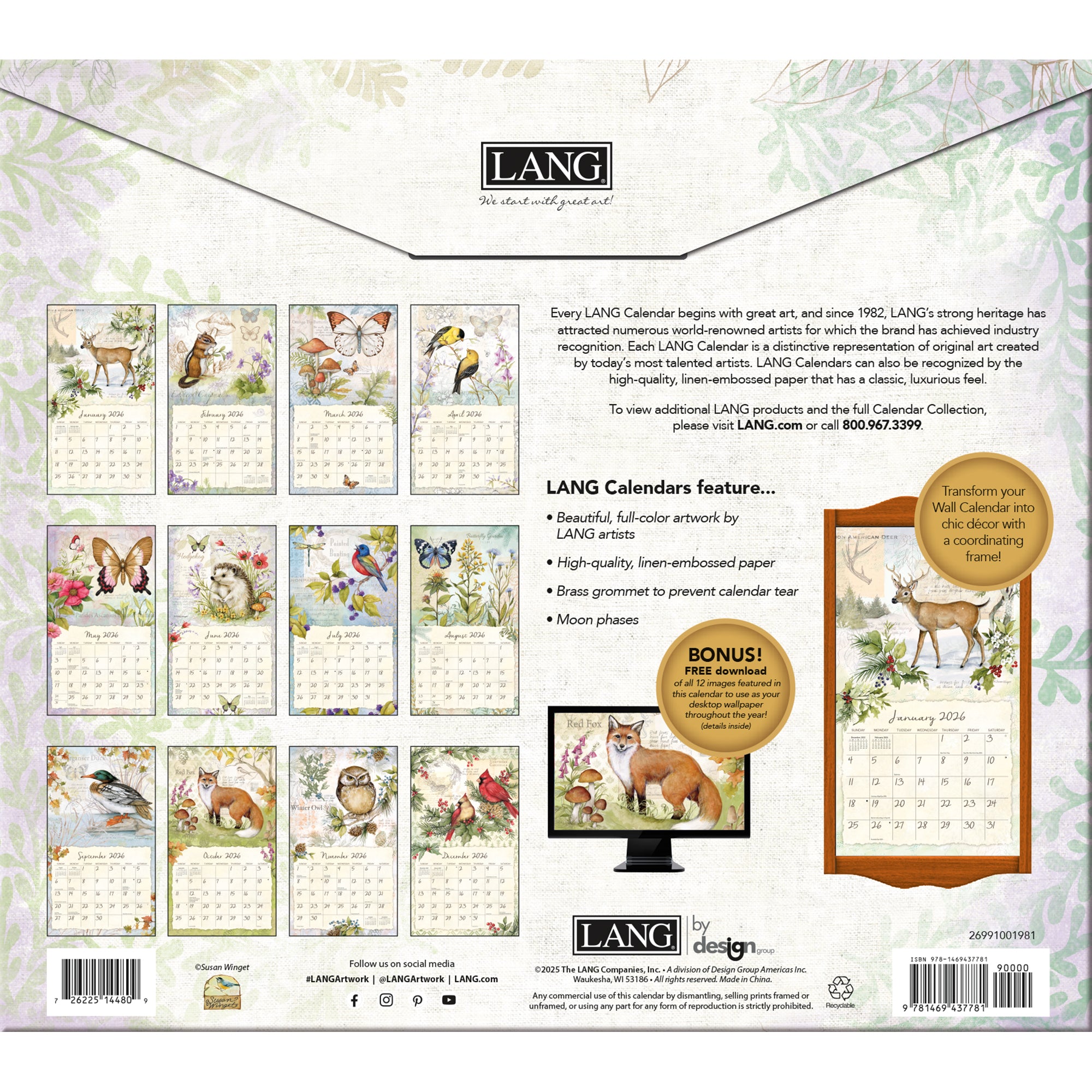 Field Guide 2026 | Wall Calendar