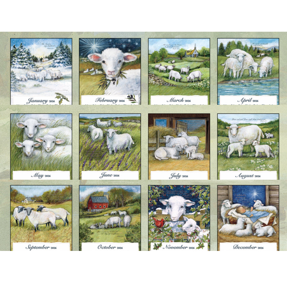 The Lord is My Shepard 2026 | Wall Calendar