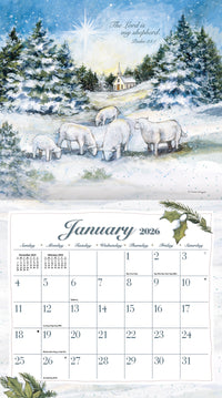 The Lord is My Shepard 2026 | Wall Calendar