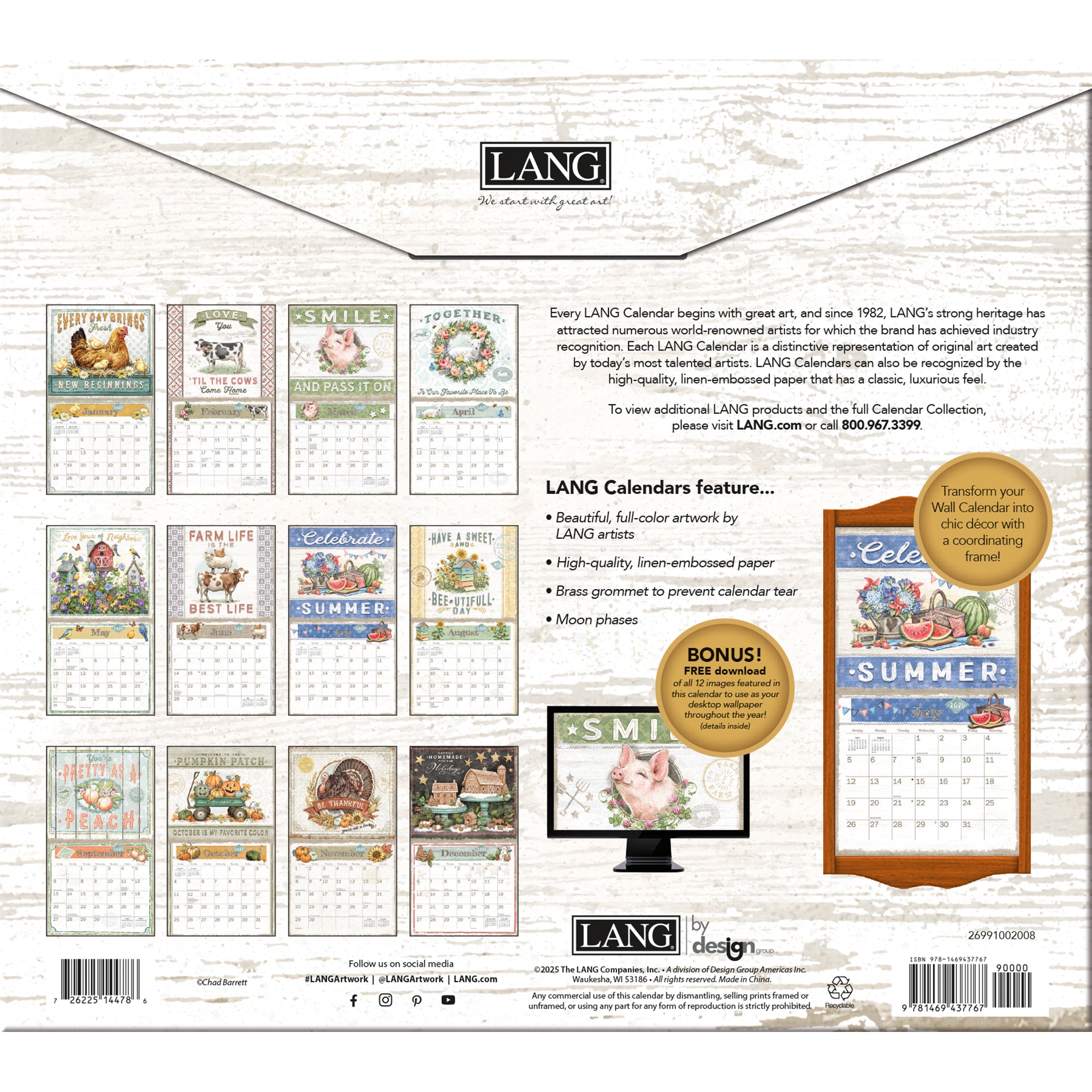 Farmhouse 2026 | Wall Calendar