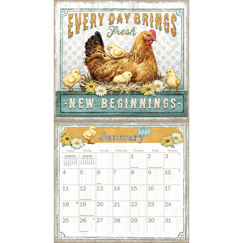 Farmhouse 2026 | Wall Calendar