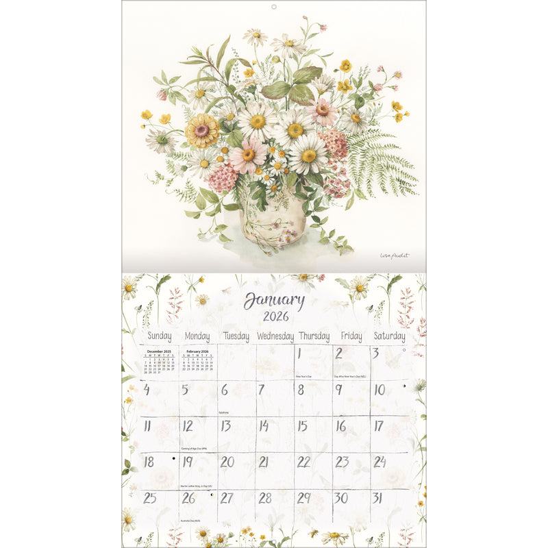 Watercolor Seasons 2026 | Wall Calendar