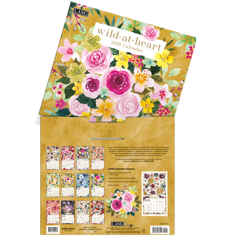 Wild At Heart 2026 | Wall Calendar