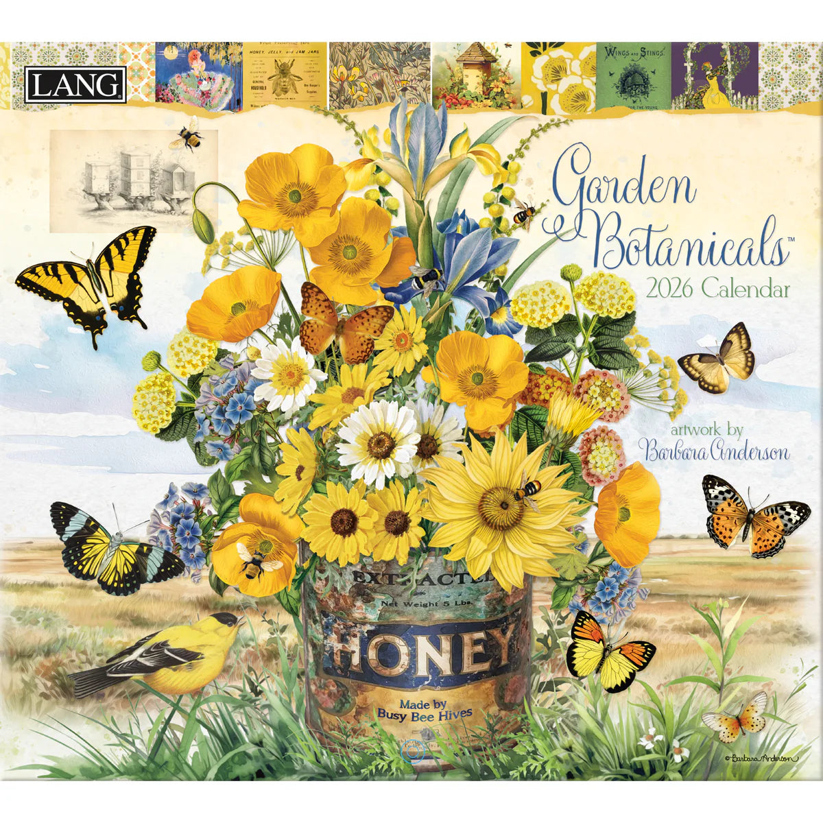 Garden Botanicals 2026 | Wall Calendar