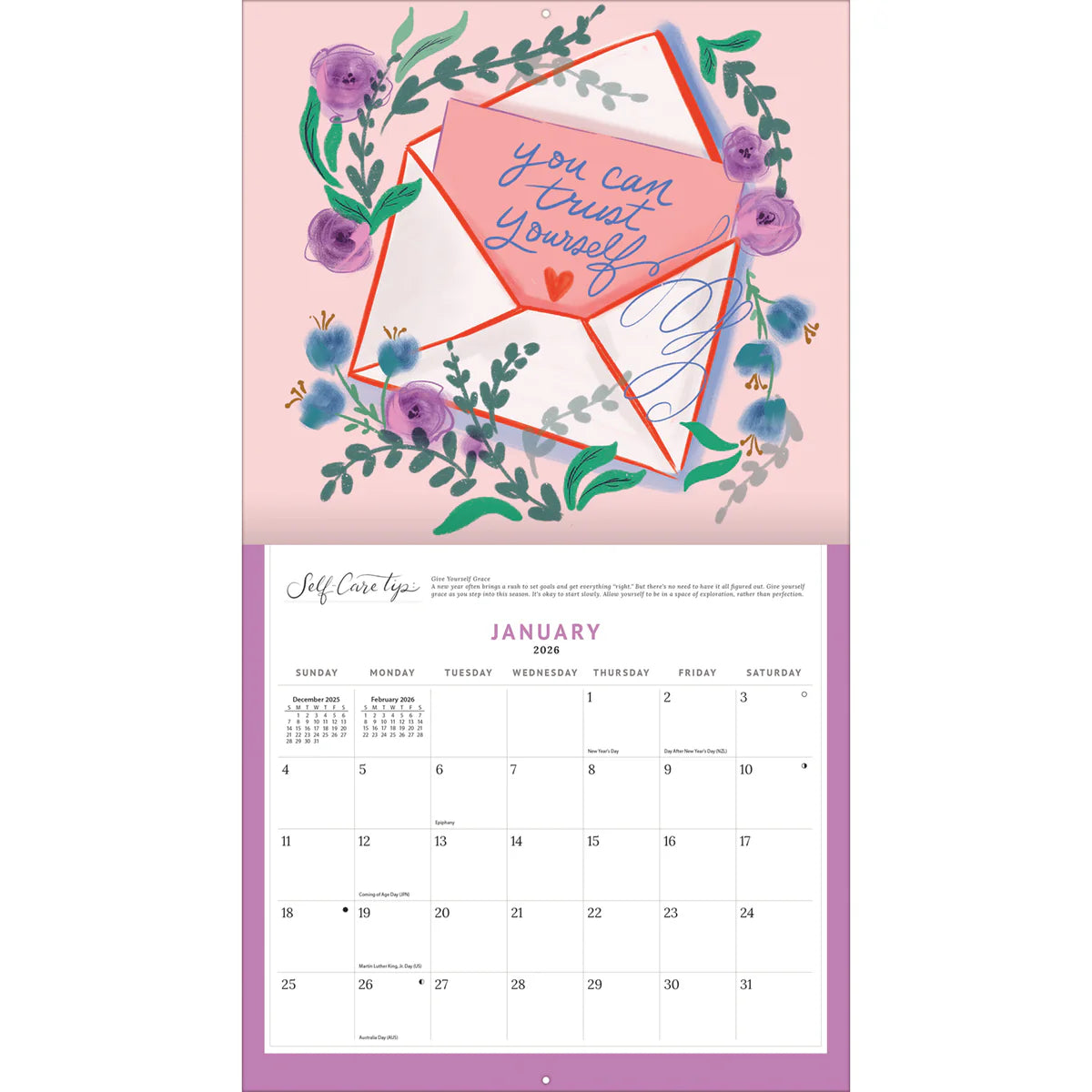 Be Gentle 2026 | Wall Calendar