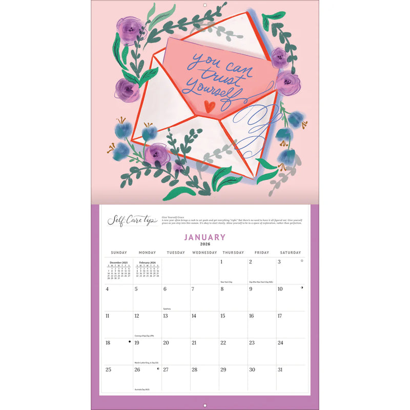 Be Gentle 2026 | Wall Calendar