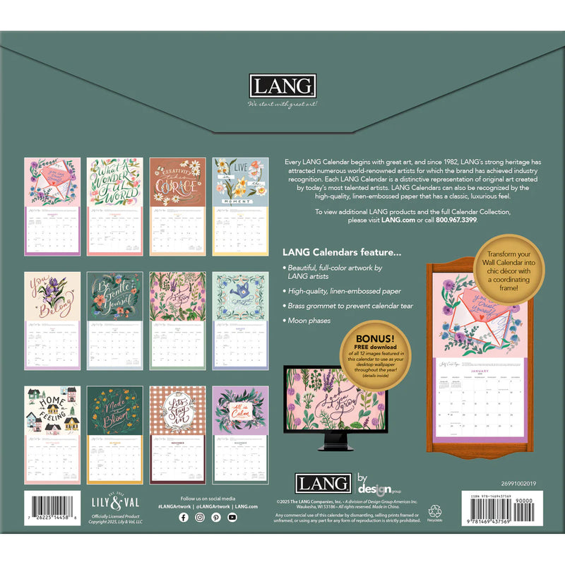 Be Gentle 2026 | Wall Calendar