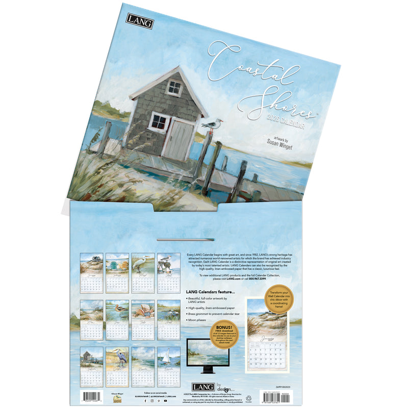 Coastal Shores 2026 | Wall Calendar