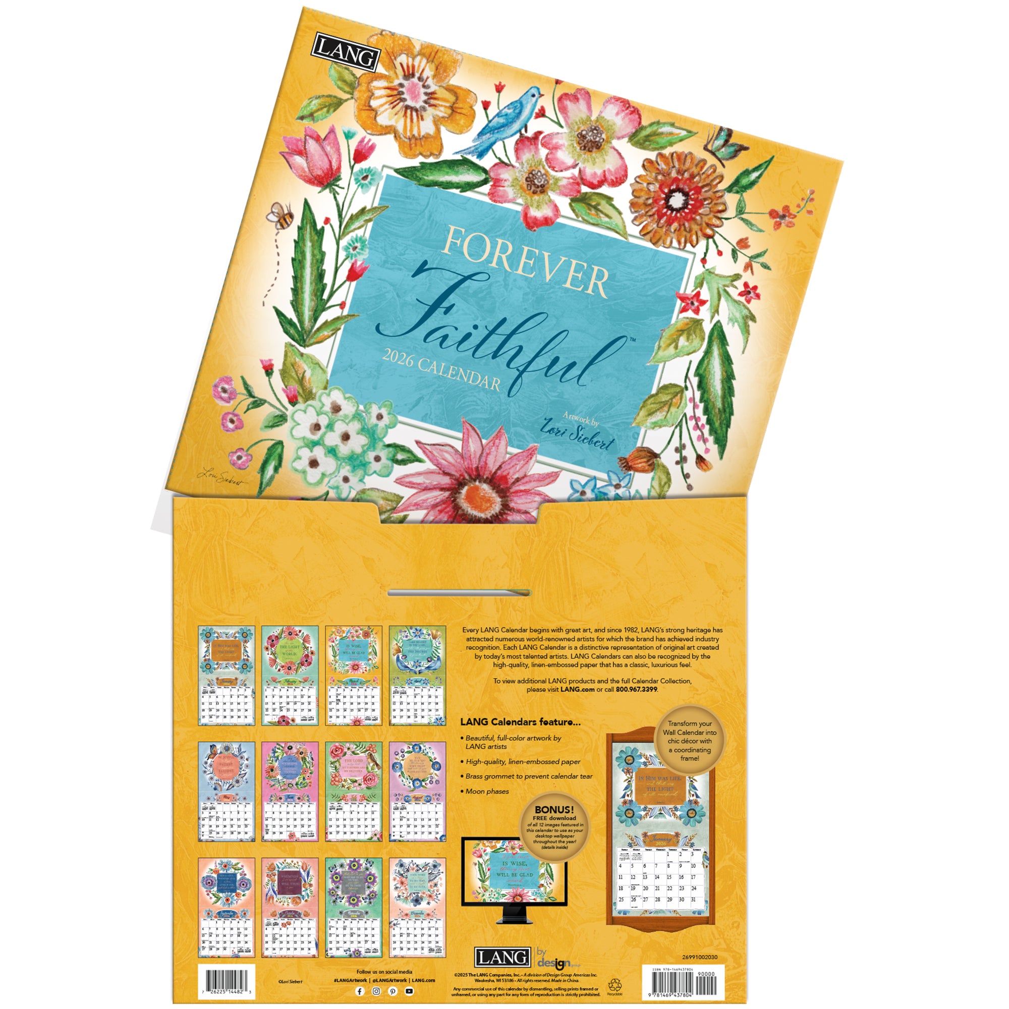 Forever Faithful 2026 | Wall Calendar