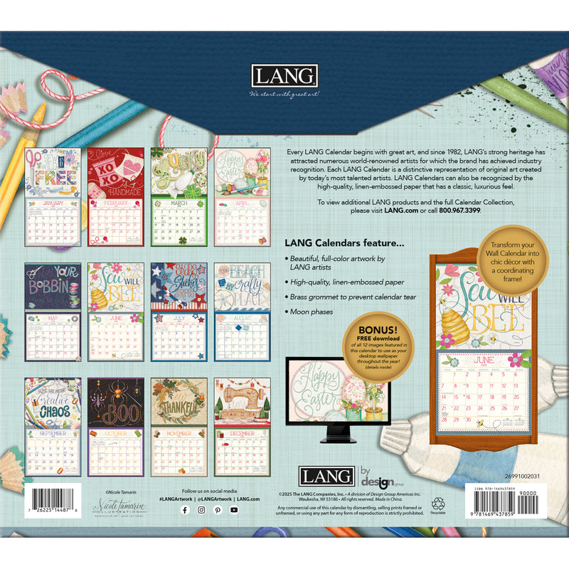 Handmade Happiness 2026 | Wall Calendar