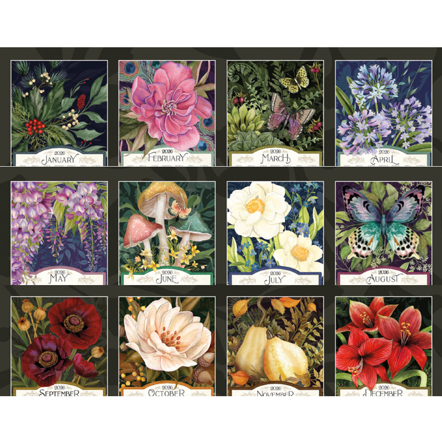 Midnight Garden 2026 | Wall Calendar