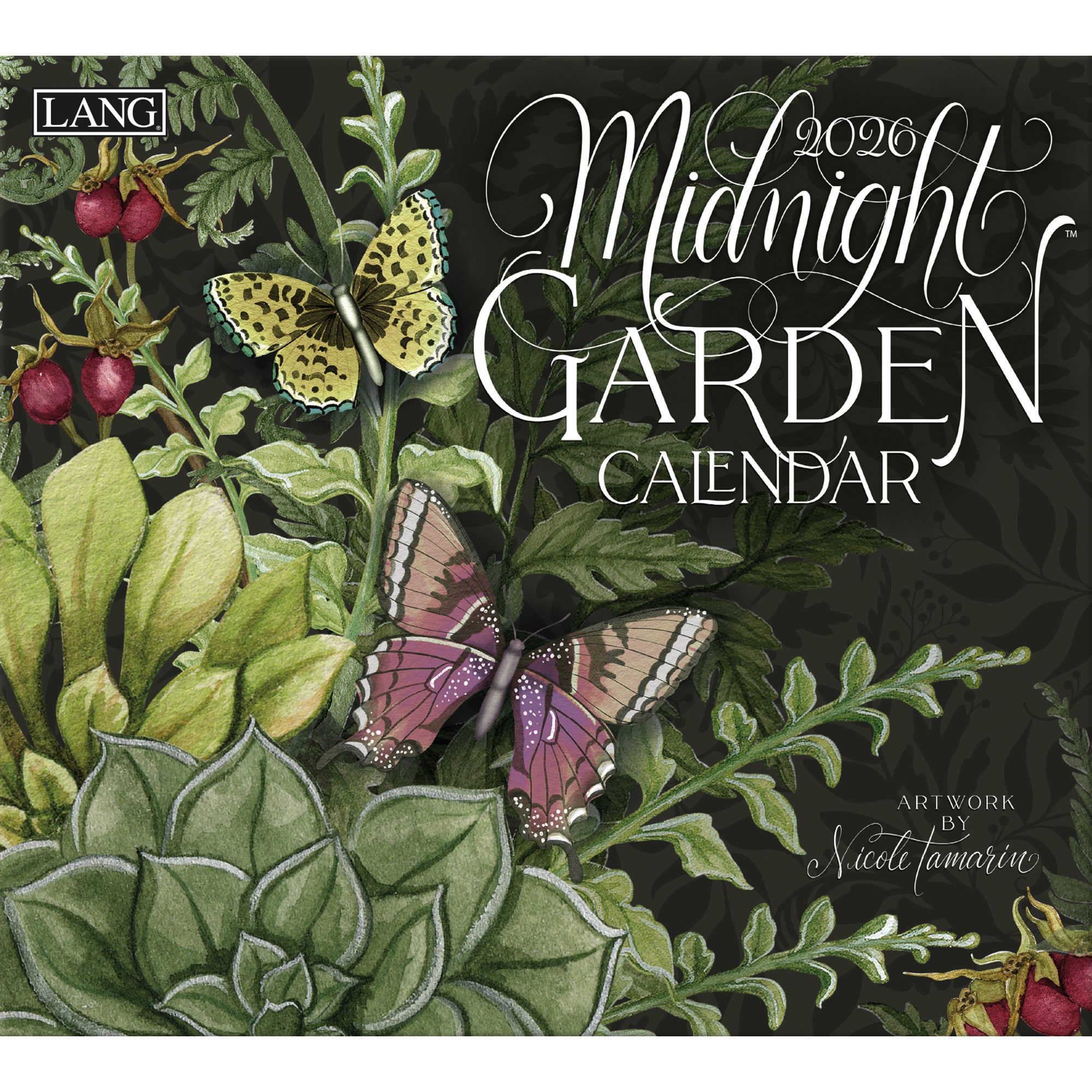 Midnight Garden 2026 | Wall Calendar