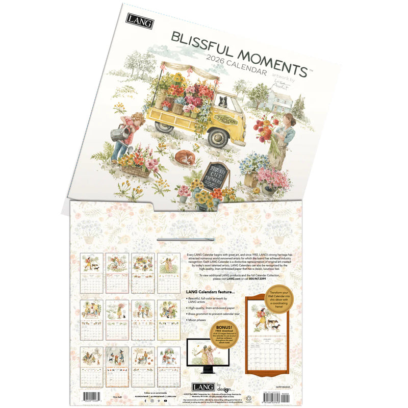 Blissful Moments 2026 | Wall Calendar