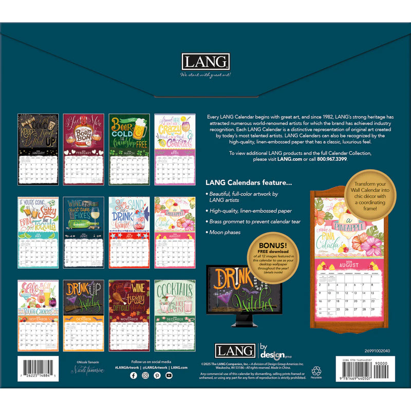 Happy Hour 2026 | Wall Calendar