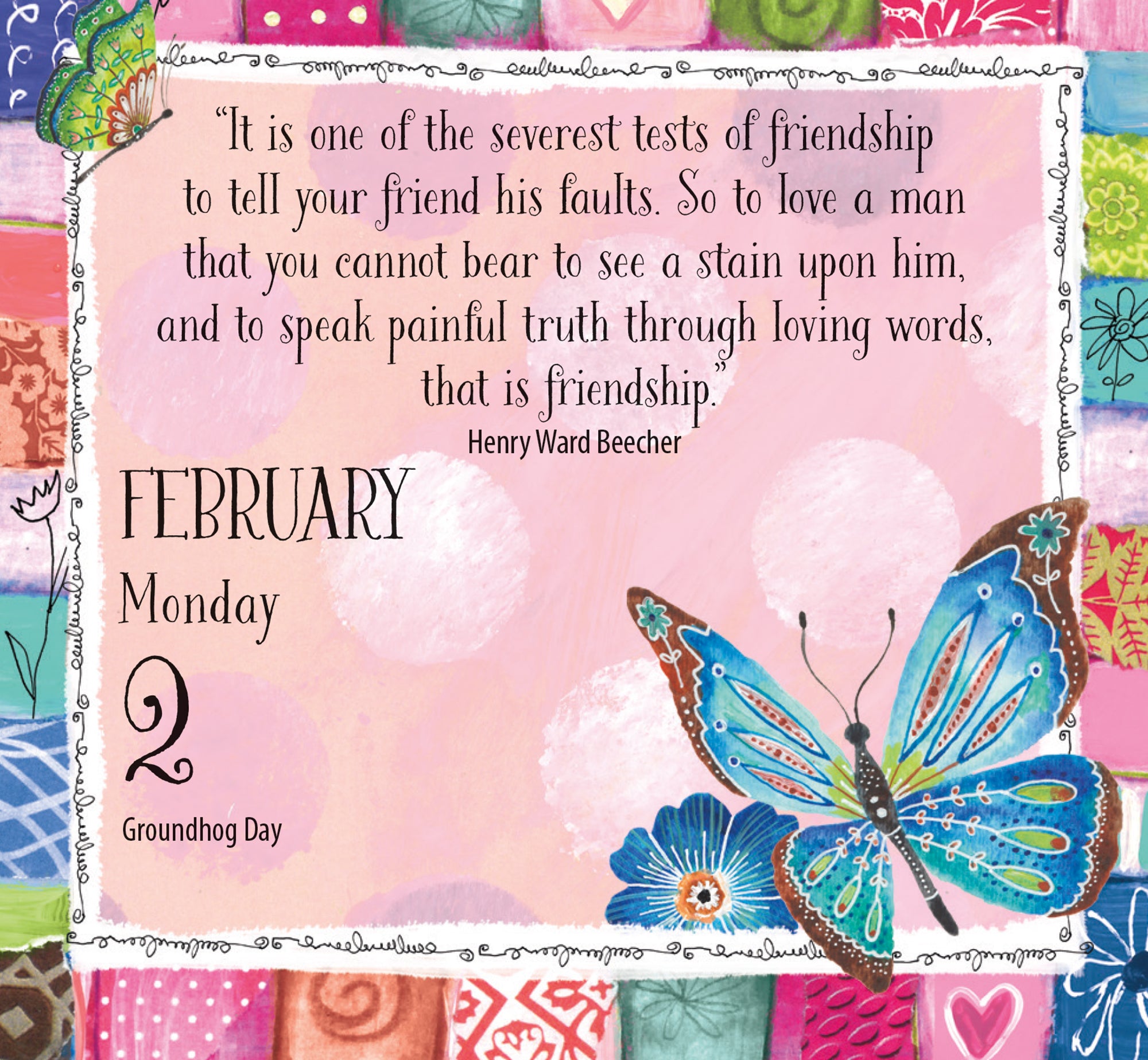 For A Dear Friend | 365 Daily Thoughts Boxed Calendar