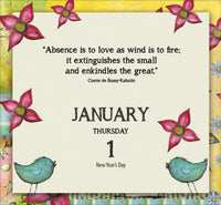Live Love Dream | 365 Daily Thoughts Boxed Calendar