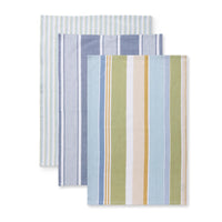 Fairhaven Blue/Green Teatowel Pack 3