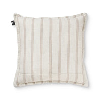 Rye Coffee Stripe Cushion