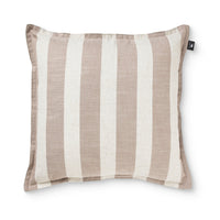 Rye Coffee Stripe Cushion