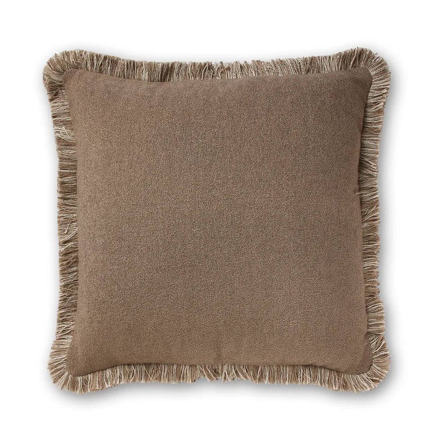 Margot Truffle Fringe Cushion