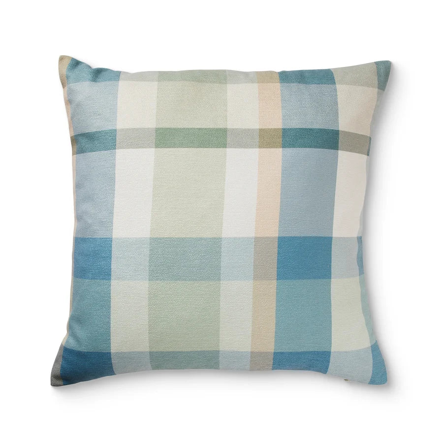 Tamara Marine Check Cushion