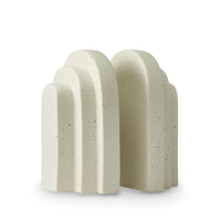 Archer Oat Speckle Bookend Set