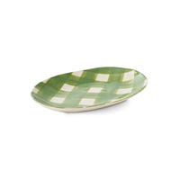 Oakley Dark Green Check Tableware