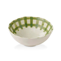 Oakley Dark Green Check Tableware