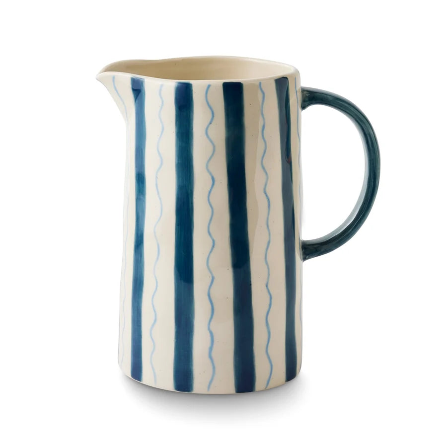 Piper Dark Blue Stripe Tableware
