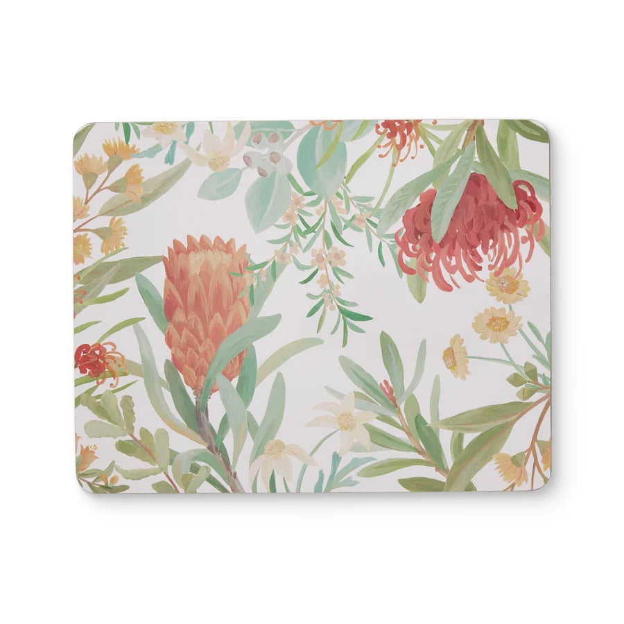 Bridgewater Rectangle Hard Placemat Set 4