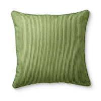 Sailor Green Stripe Reversible Outdoor Cushion