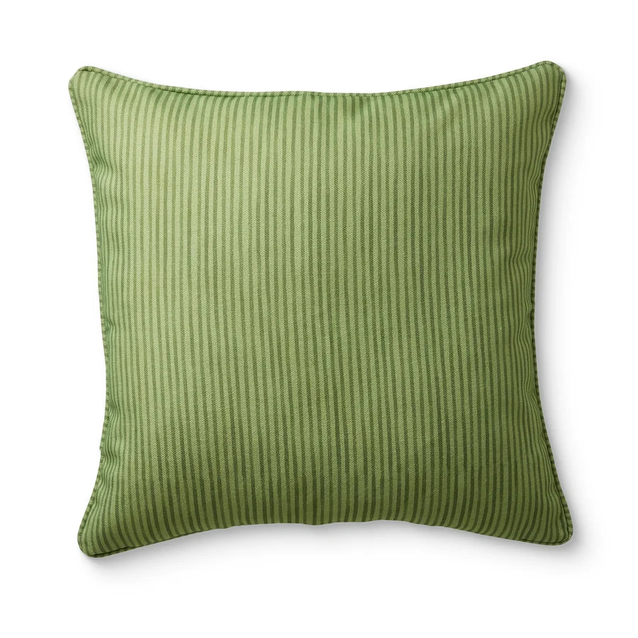 Sailor Green Stripe Reversible Outdoor Cushion