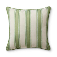 Sailor Green Stripe Reversible Outdoor Cushion