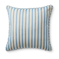 Asher Ocean Blue Reversible Outdoor Cushion