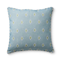 Asher Ocean Blue Reversible Outdoor Cushion