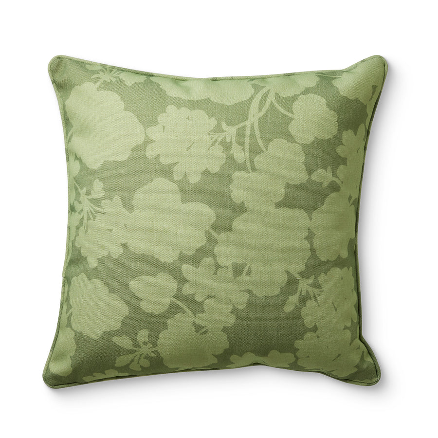 Geranium Green/Rust Reversible Outdoor Cushion