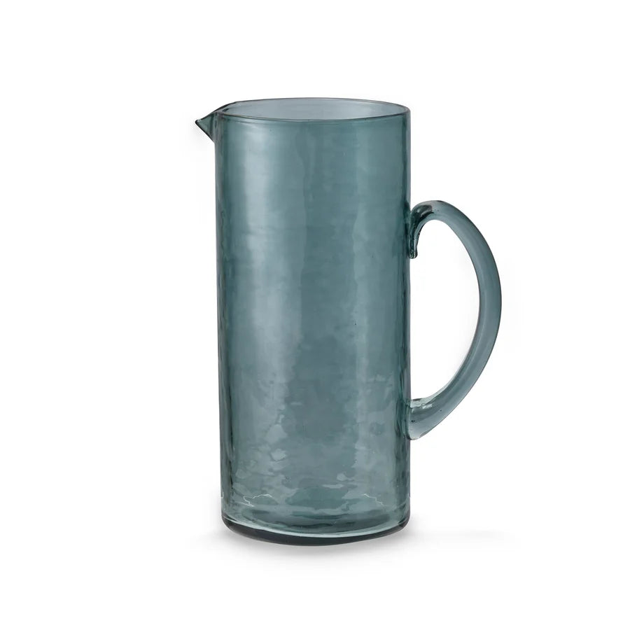 Teo Blue Glass Jug