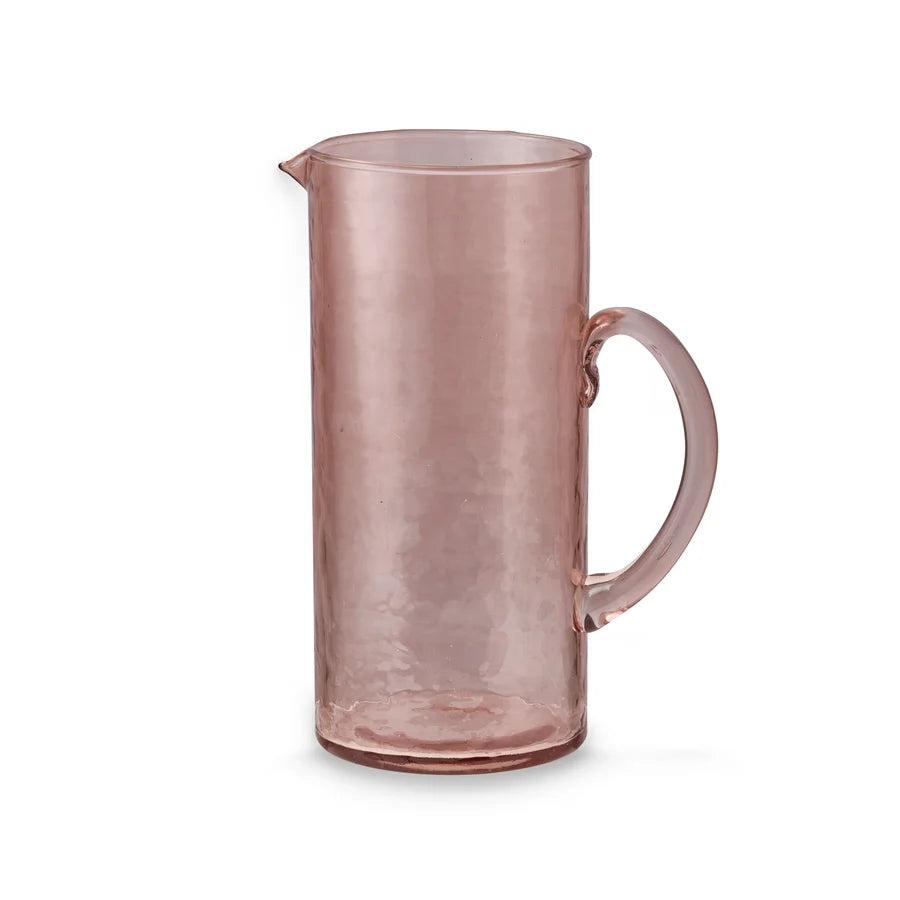 Teo Pink Glass Jug