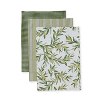 Sicilian Olive Teatowel Pack 3