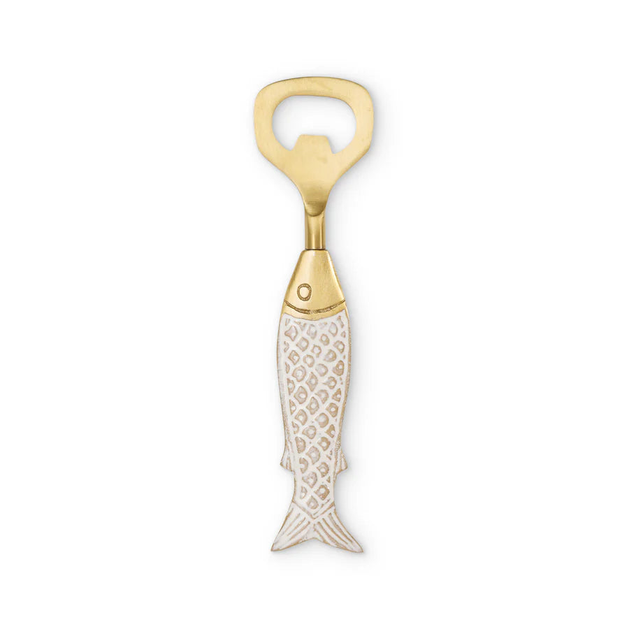 Seychelles Brass Fish Bottle Opener