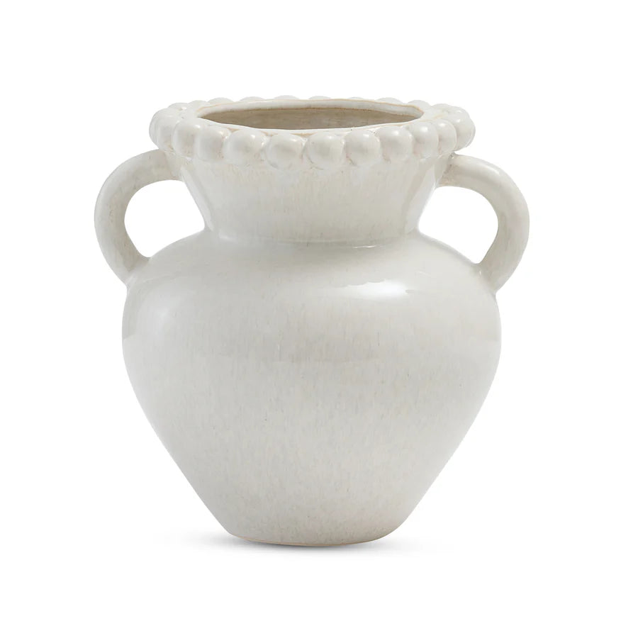 Mona Bobble Reactive Ivory Vase