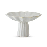 Carey Reactive Ivory High Footed Bowl