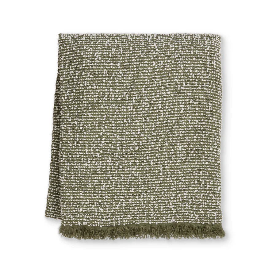 Clara Green/Cream Throw