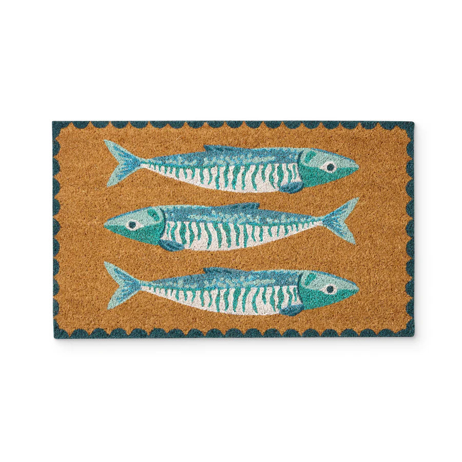 Sardines Blue Doormat
