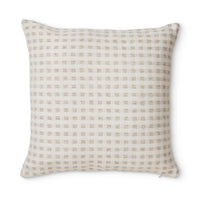 Checkers Cream/Beige Cushion