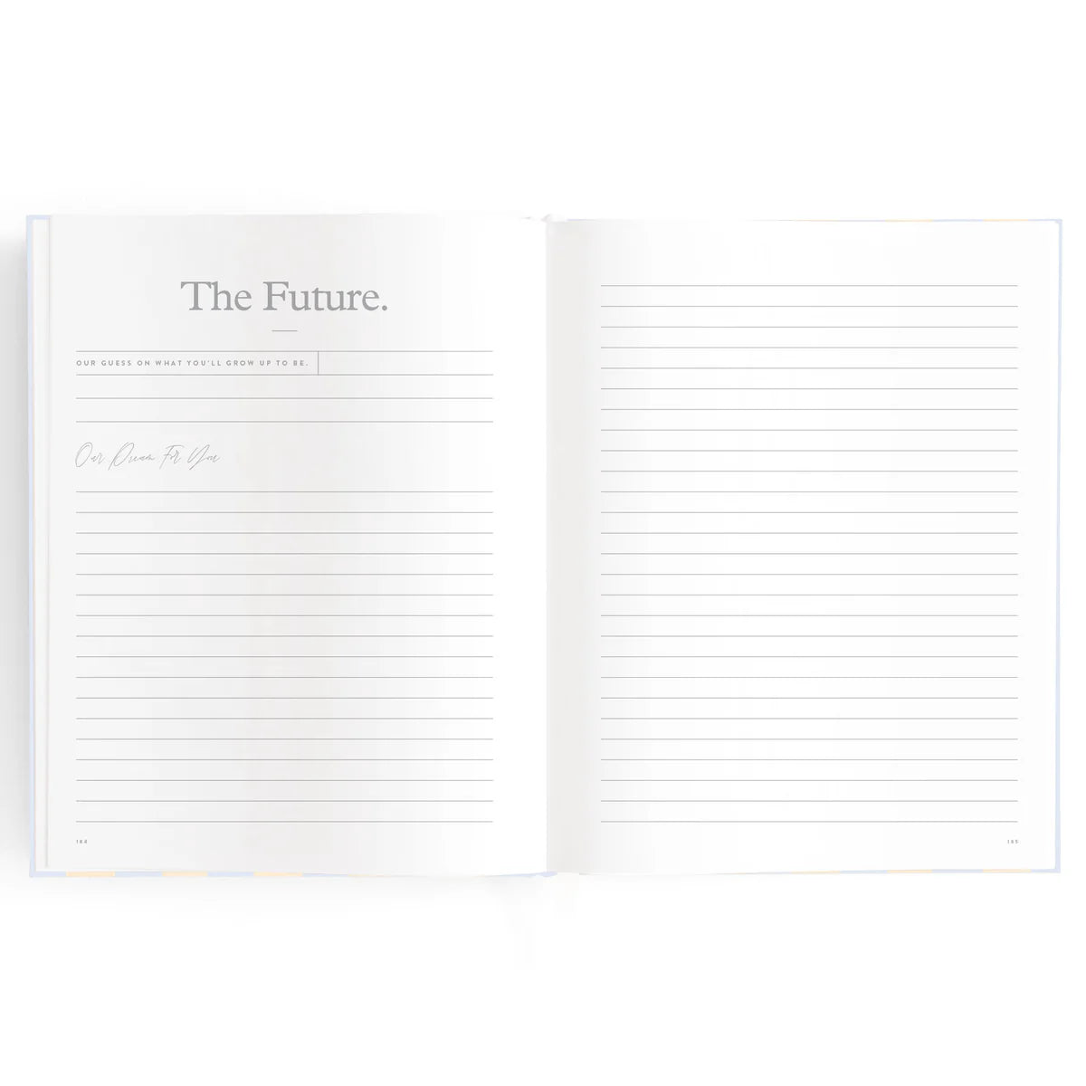 Baby Book Petal Stripe 0-6 Years | Keepsake 3rd Edition